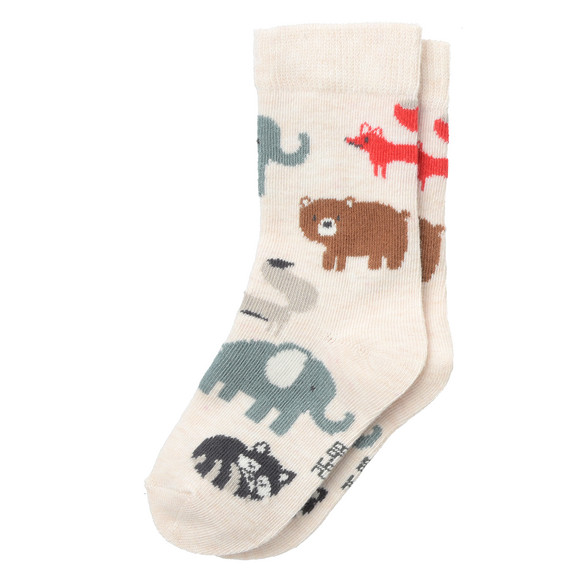 3 Paar Baby Socken mit Tier-Motiven
