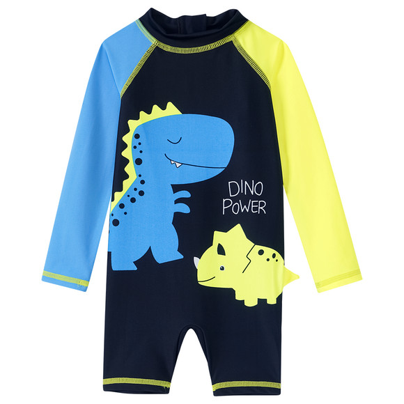 Baby UV-Badeoverall mit Dinosaurier-Motiv
