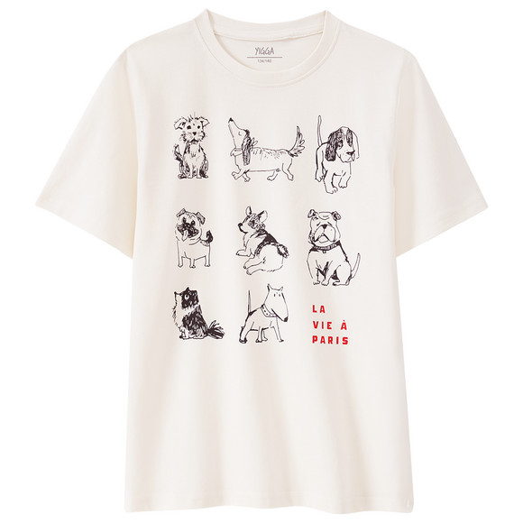 Jungen T-Shirt mit Hunde-Motiv