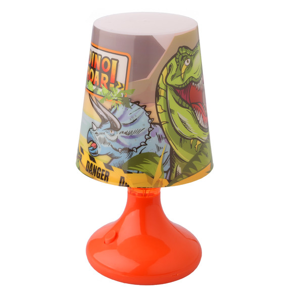Tischlampe mit Dino-Motiv