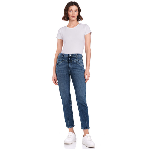 Damen Straight-Jeans im Five-Pocket-Style