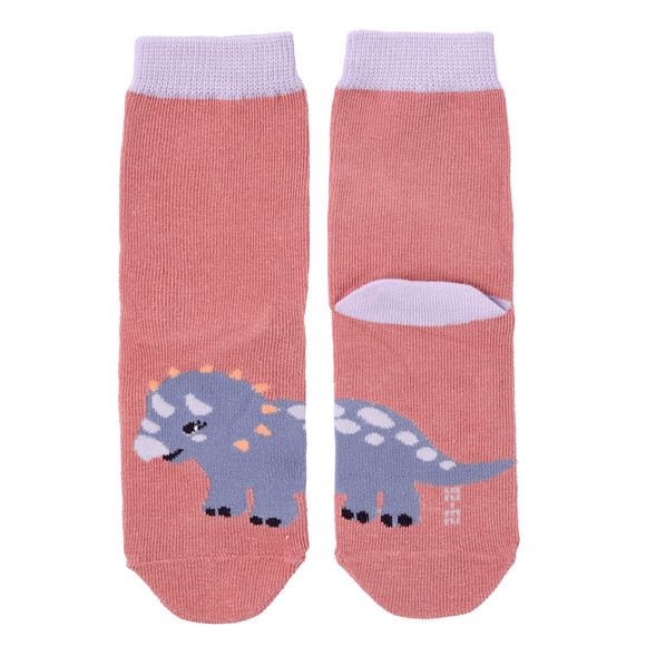 5 Paar Mädchen Socken mit Dino-Motiven
