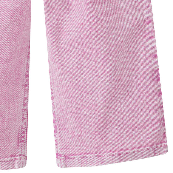 Mädchen Wideleg-Jeans mit Paperbag-Bund
