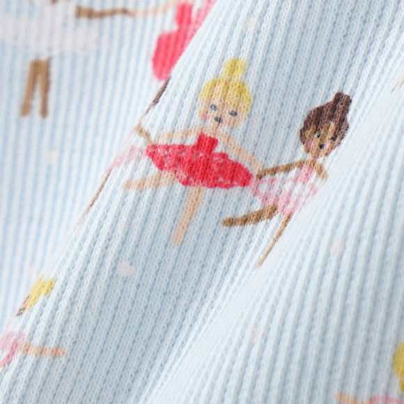 Baby Langarmshirt mit Ballerina-Print
