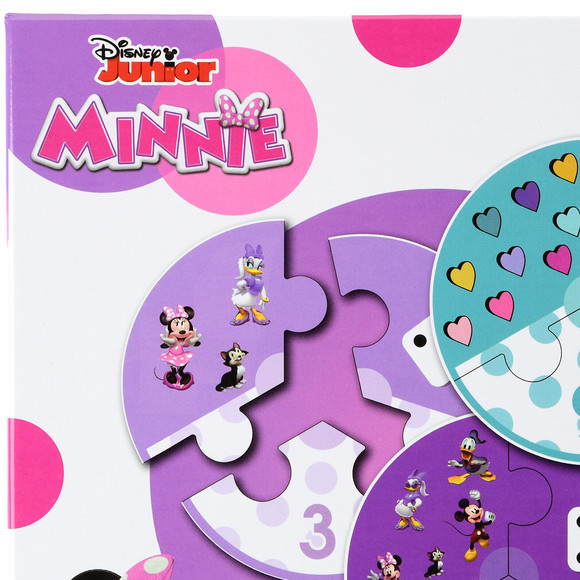 Minnie Maus Zahlenpuzzle mit 10 Puzzle