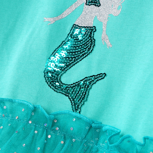 Mädchen Schlafanzug im Meerjungfrauen-Look