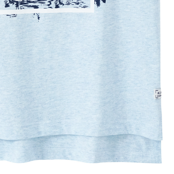 Mädchen T-Shirt mit Palmen-Print