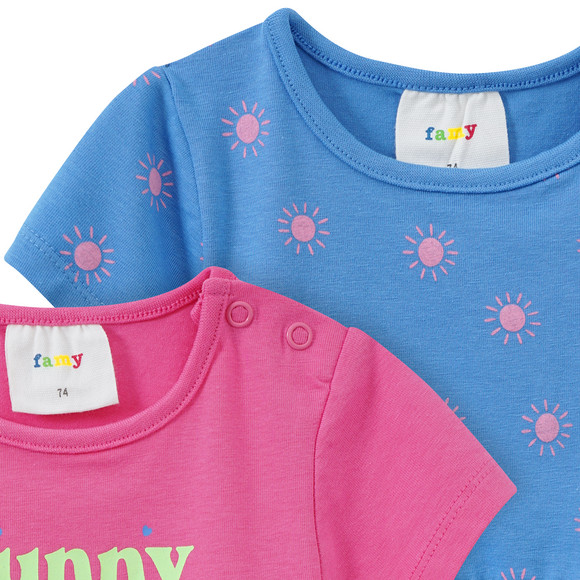 2 Baby Kleider mit Sommer Prints