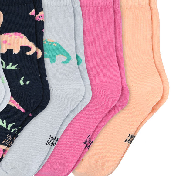 5 Paar Mädchen Socken mit Dinos
