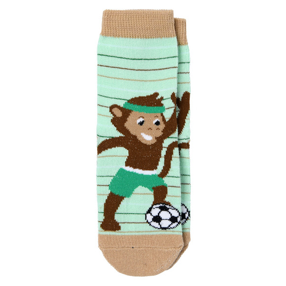 1 Paar Jungen Socken mit Affen-Motiv