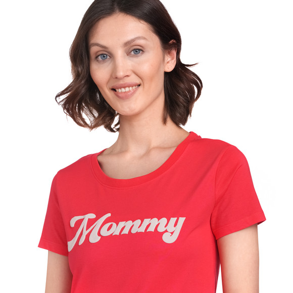 Damen T-Shirt mit Message-Print