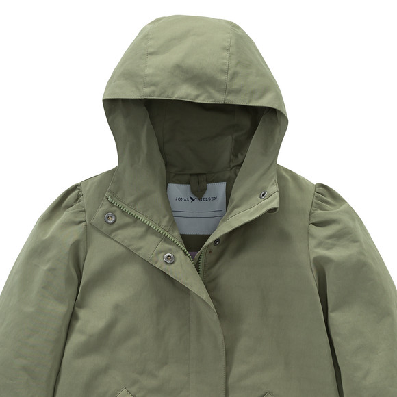 Mädchen Parka unifarben