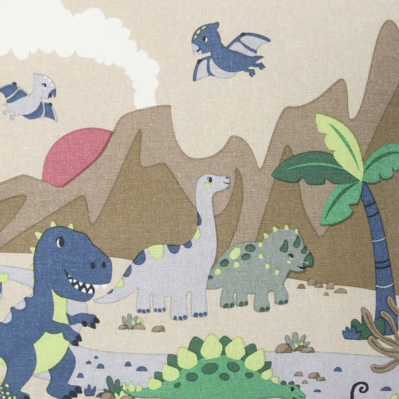 Kissenhülle mit Dino-Print
