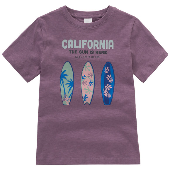 Jungen T-Shirt mit großem Surfer-Print