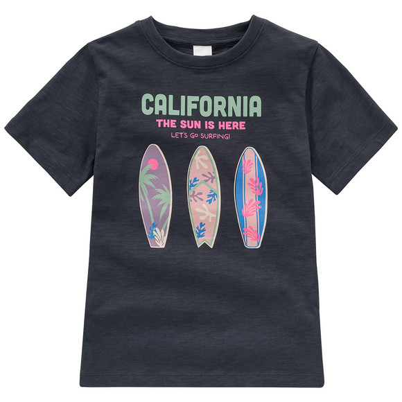 Jungen T-Shirt mit großem Surfer-Print