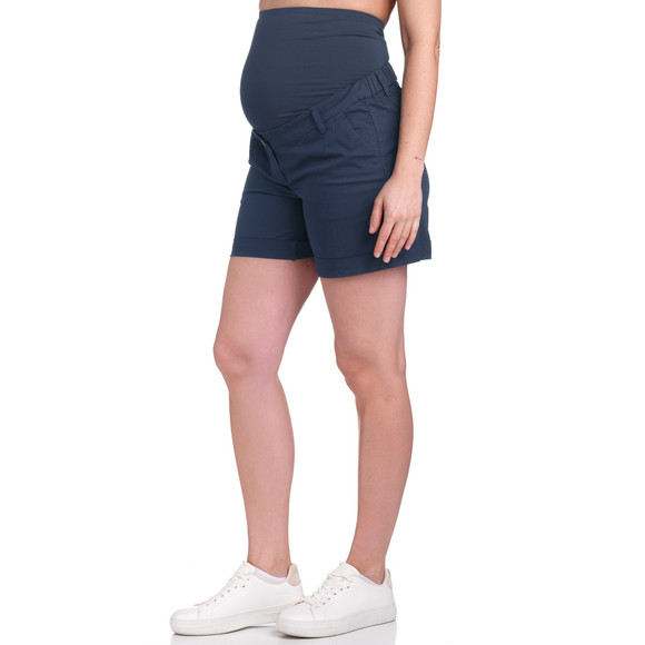 Damen Umstands-Shorts aus Baumwoll-Twill