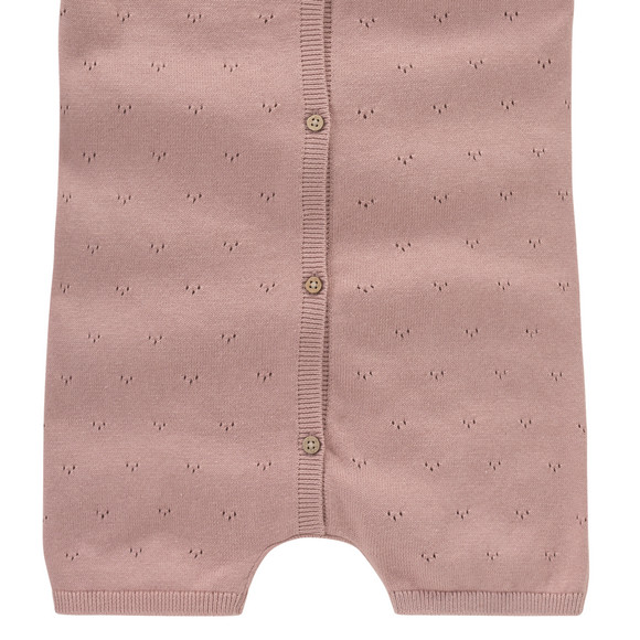 Baby Strickoverall mit Ajour-Muster