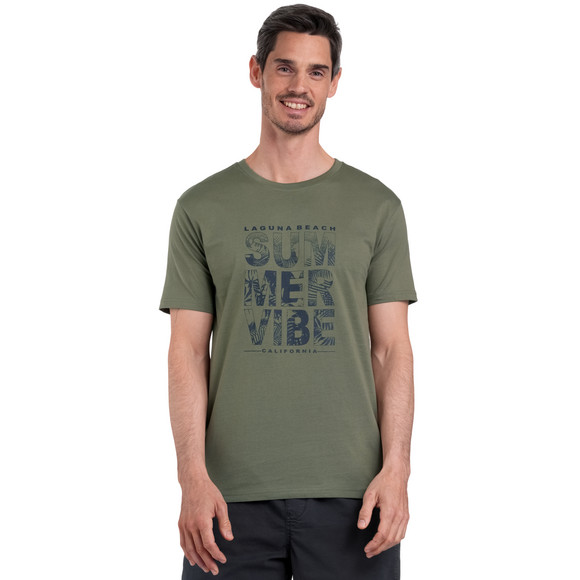 Herren T-Shirt mit Text-Print
