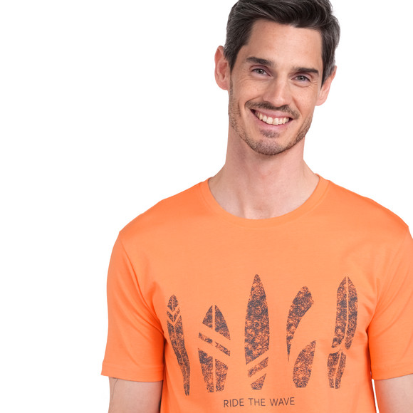 Herren T-Shirt mit Surf-Print