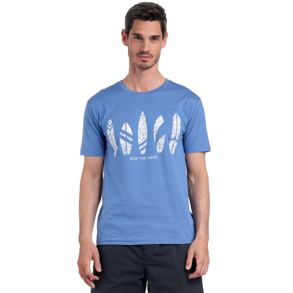 Herren T-Shirt mit Surf-Print