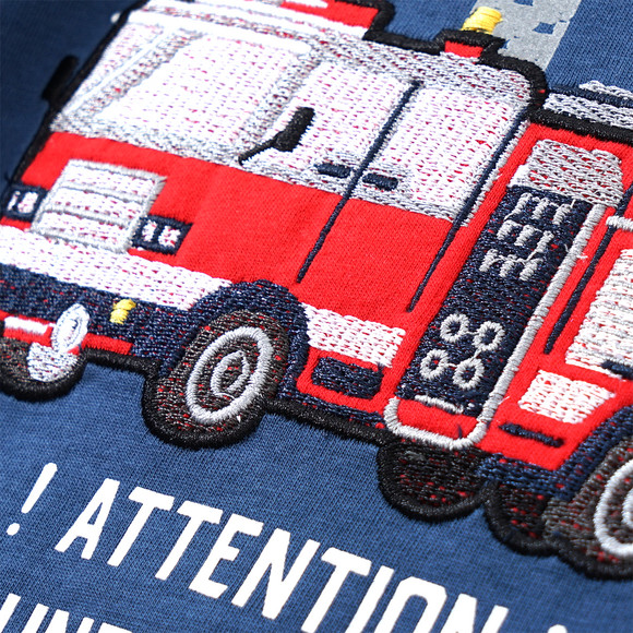 Jungen T-Shirt mit Feuerwehr-Motiv