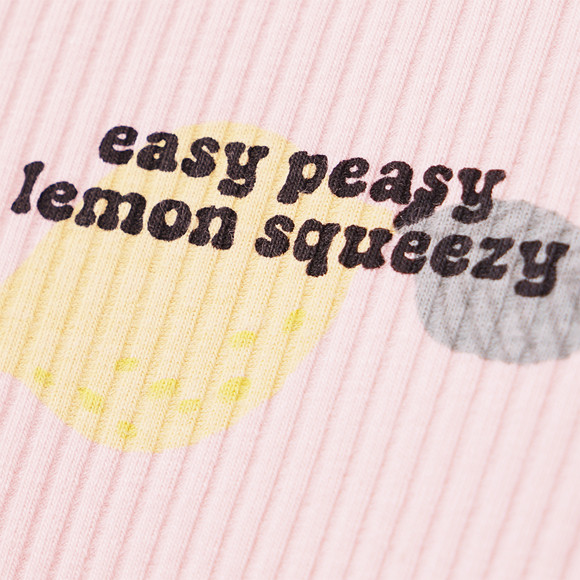 Mädchen Shorty mit Zitronen-Print