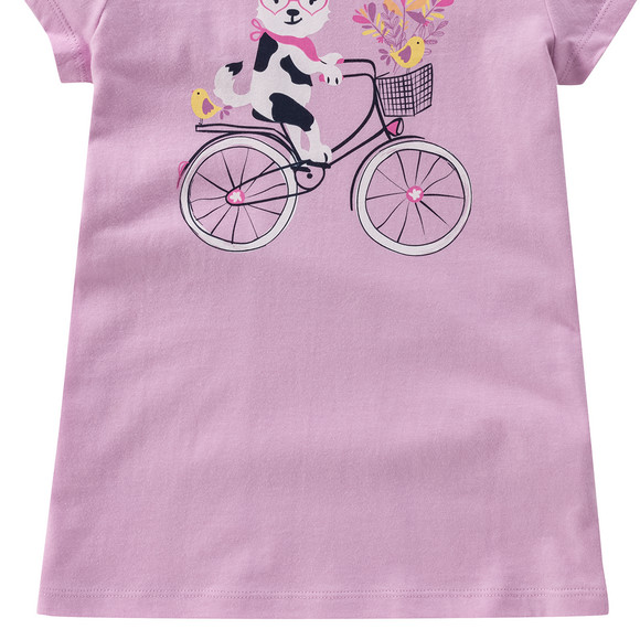 Mädchen T-Shirt mit Hunde-Print