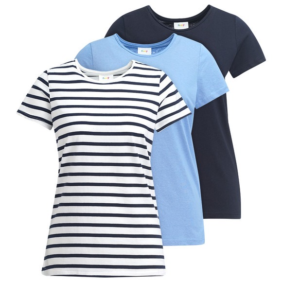 3-damen-t-shirts-in-verschiedenen-dessins-dunkelblau.html