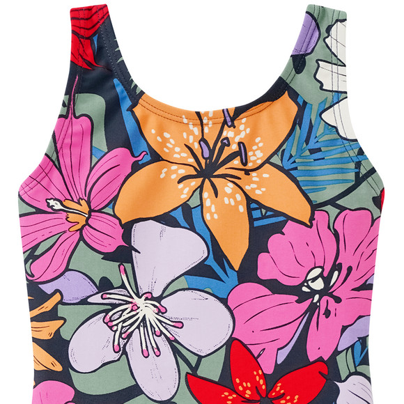 Mädchen Badeanzug mit Blumen-Muster
