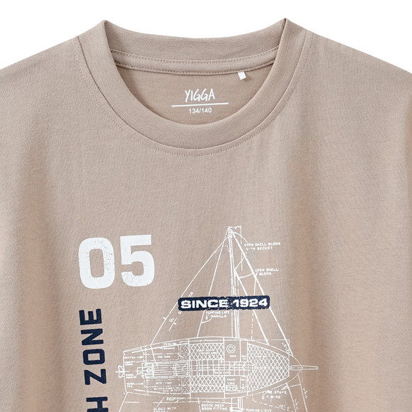 Jungen T-Shirt mit Segelboot-Print