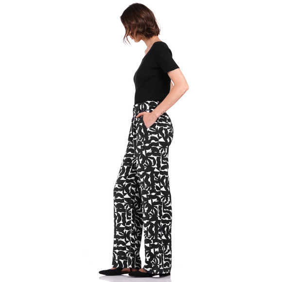 Damen Hose mit grafischem Muster