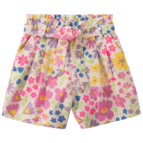 Mädchen Shorts mit Blumen-Muster