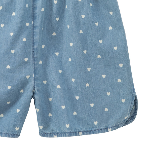 Baby Shorts mit Herzchen-Allover