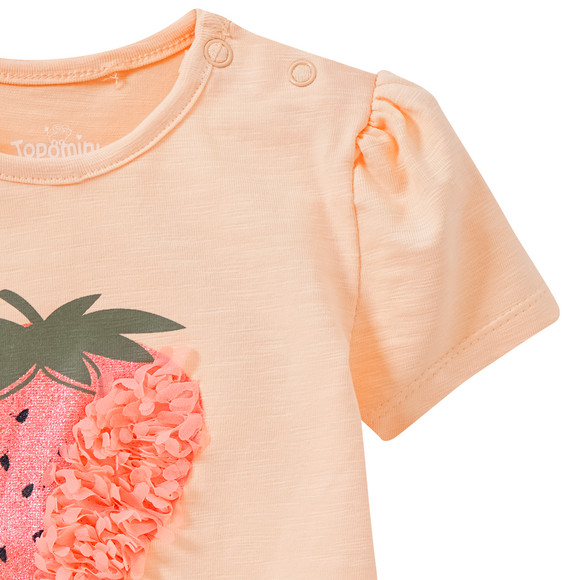 Baby T-Shirt mit Erdbeer-Motiv
