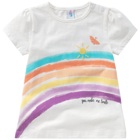 Baby T-Shirt mit Regenbogen-Motiv