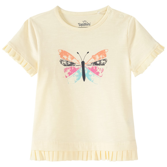 Mädchen T-Shirt mit Schmetterling-Print