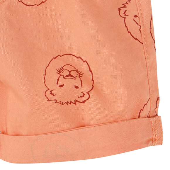 Baby Shorts mit Löwen-Print