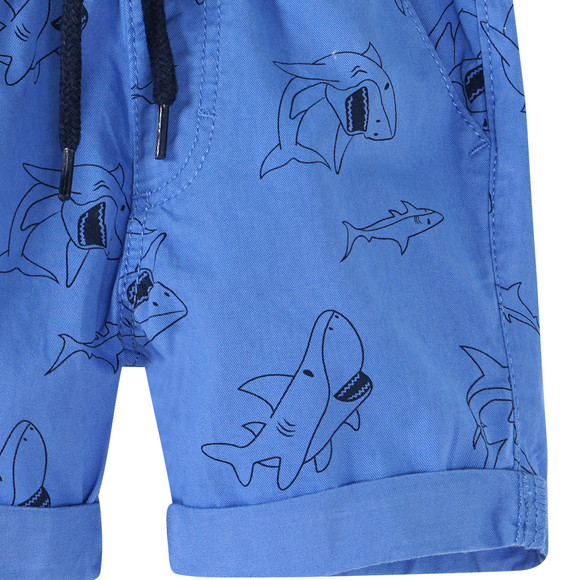 Baby Shorts mit Hai-Print