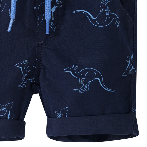 Baby Shorts mit Känguru-Print