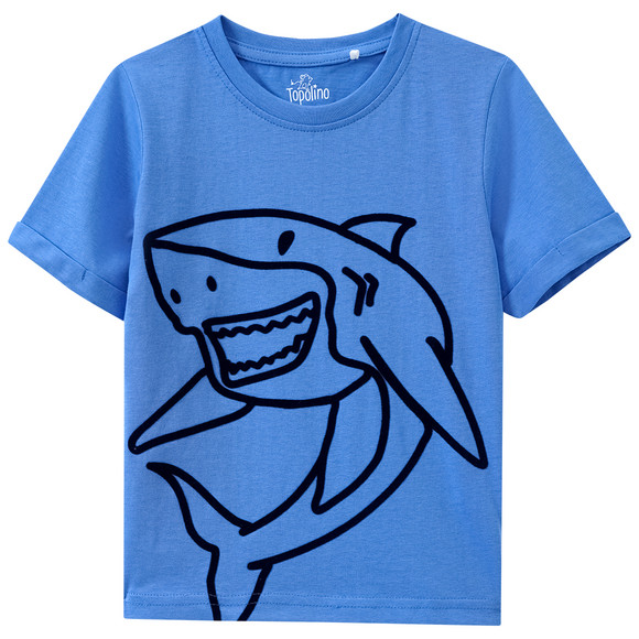 Jungen T-Shirt mit Hai-Motiv