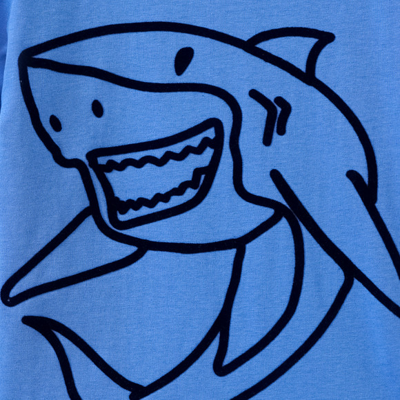Jungen T-Shirt mit Hai-Motiv