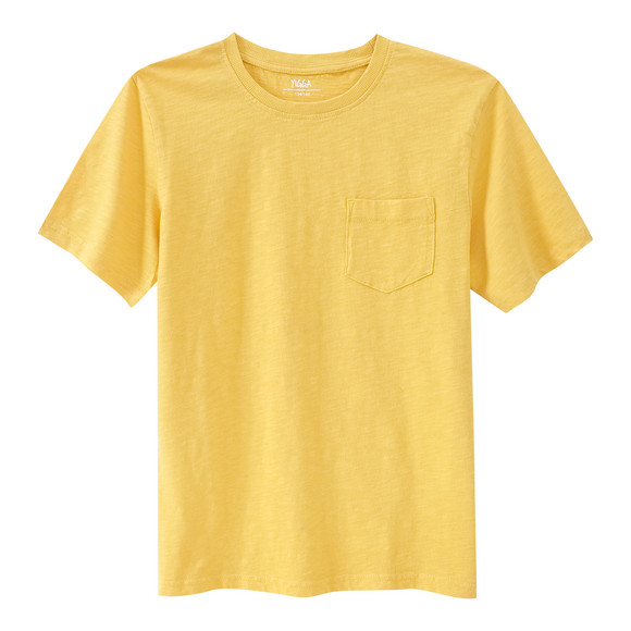 jungen-t-shirt-mit-brusttasche-gelb-330274733.html