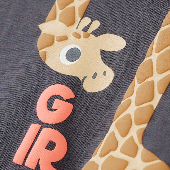 Baby T-Shirt mit Giraffen-Motiv