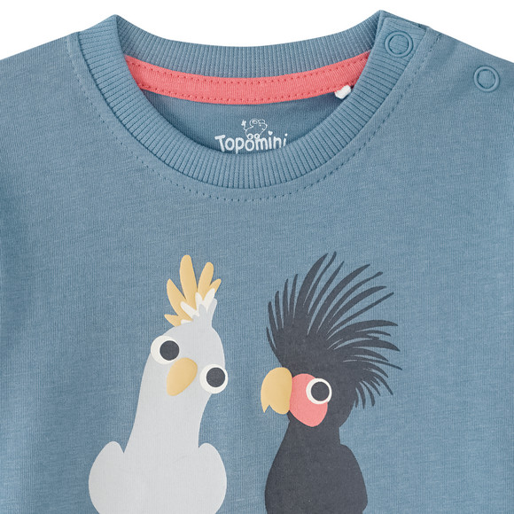 Baby T-Shirt mit Papageien-Motiv