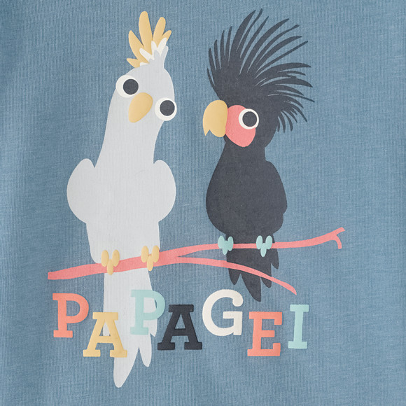 Baby T-Shirt mit Papageien-Motiv