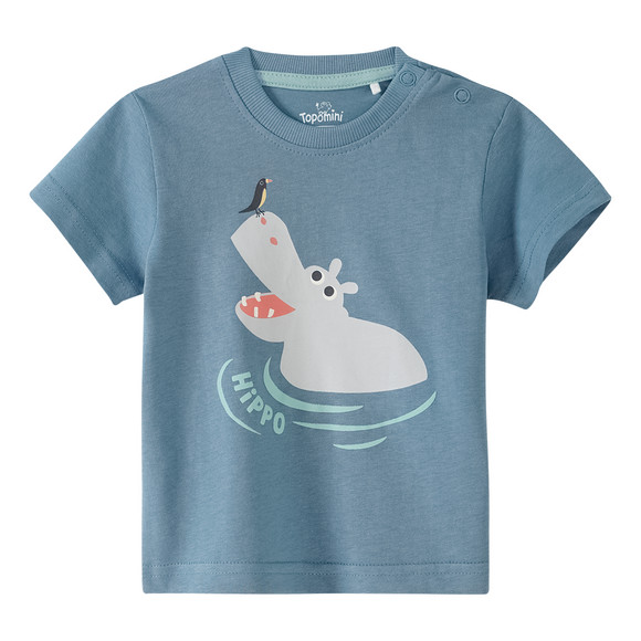 Baby T-Shirt mit Hippo-Motiv