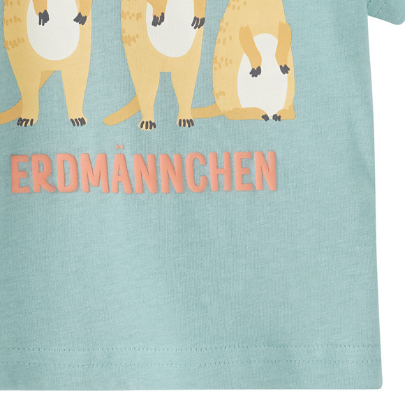 Baby T-Shirt mit Erdmännchen-Motiv