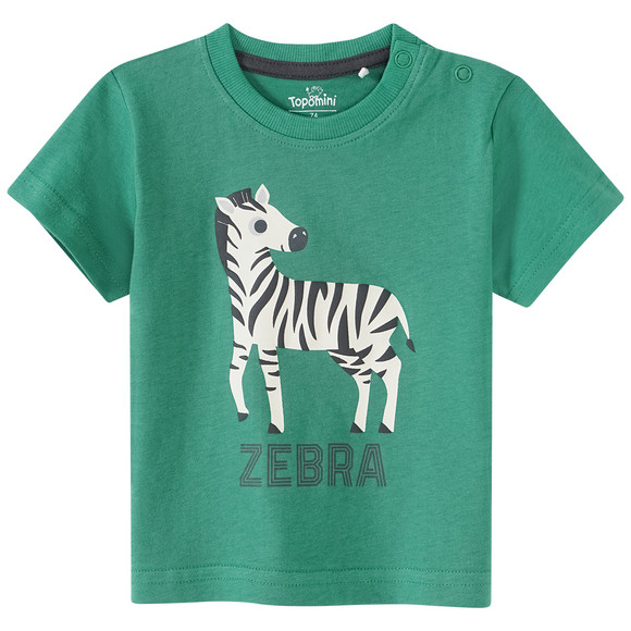 Baby T-Shirt mit Zebra-Motiv