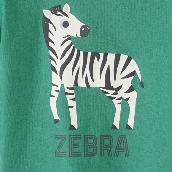 Baby T-Shirt mit Zebra-Motiv