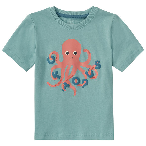 Kinder T-Shirt mit Oktopus-Motiv